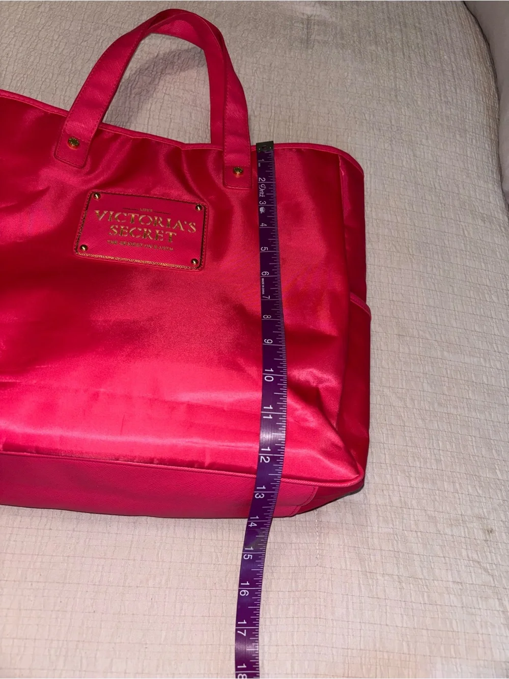 Victoria's Secret Bright Pink Laptop Tote